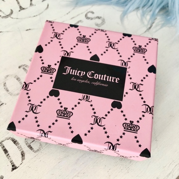 Juicy Couture Gold Tone Faux Pearl Heart Fashion Drop Earrings, New In Box - Picture 12 of 13